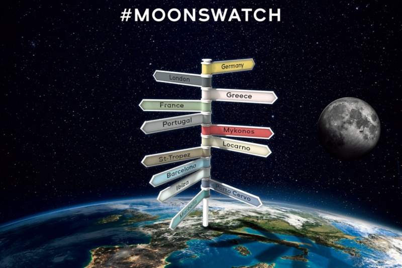 11顆移動的行星！ Swatch MoonSwatch的歐洲夏季巡演