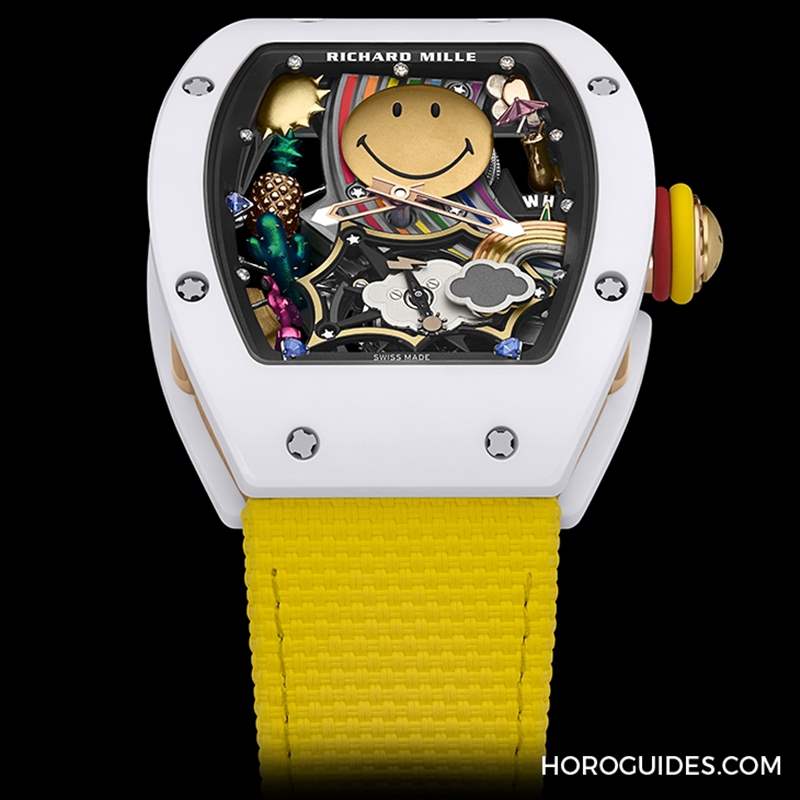 RICHARD MILLE - Richard Mille少見(jiàn)樂(lè)園化的一面！ RM 88 Smiley自動(dòng)上鏈陀飛輪腕表