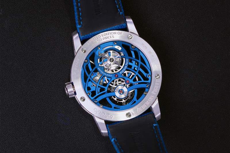 Audemars Piguet Code 11.59 Tourbillon Openworked in blue