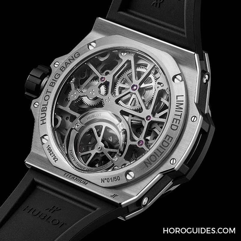 HUBLOT - HUBLOT全新MP-13 雙軸陀飛輪雙逆跳腕表挑戰(zhàn)極限工藝