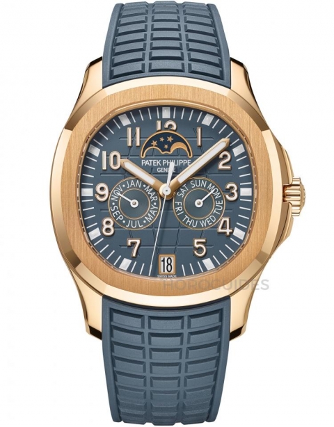 PATEK PHILIPPE - NAUTILUS - 5980/60G-001 - 年輕活力風(fēng)的表王！ 盤點(diǎn)PATEK PHILIPPE百達(dá)翡麗藍(lán)灰色調(diào)腕表