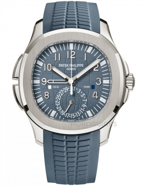 PATEK PHILIPPE - NAUTILUS - 5980/60G-001 - 年輕活力風(fēng)的表王！ 盤點(diǎn)PATEK PHILIPPE百達(dá)翡麗藍(lán)灰色調(diào)腕表