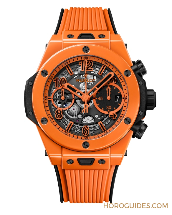 HUBLOT - 今夏最時尚的色彩！ HUBLOT推出全新Big Bang Unico Orange Ceramic橙色陶瓷腕表