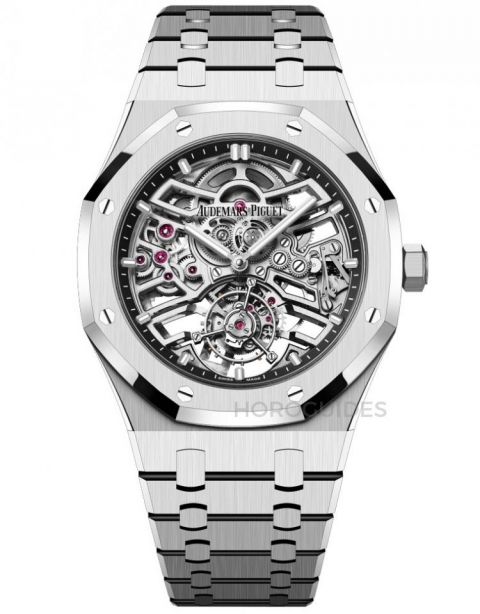 AUDEMARS PIGUET - ROYAL OAK - 26735ST. OO.1320ST.02 - 不銹鋼 VS 沙金你更愛哪一種？ AP愛彼Royal Oak自動上鏈飛行陀飛輪鏤空腕表Ref.26735